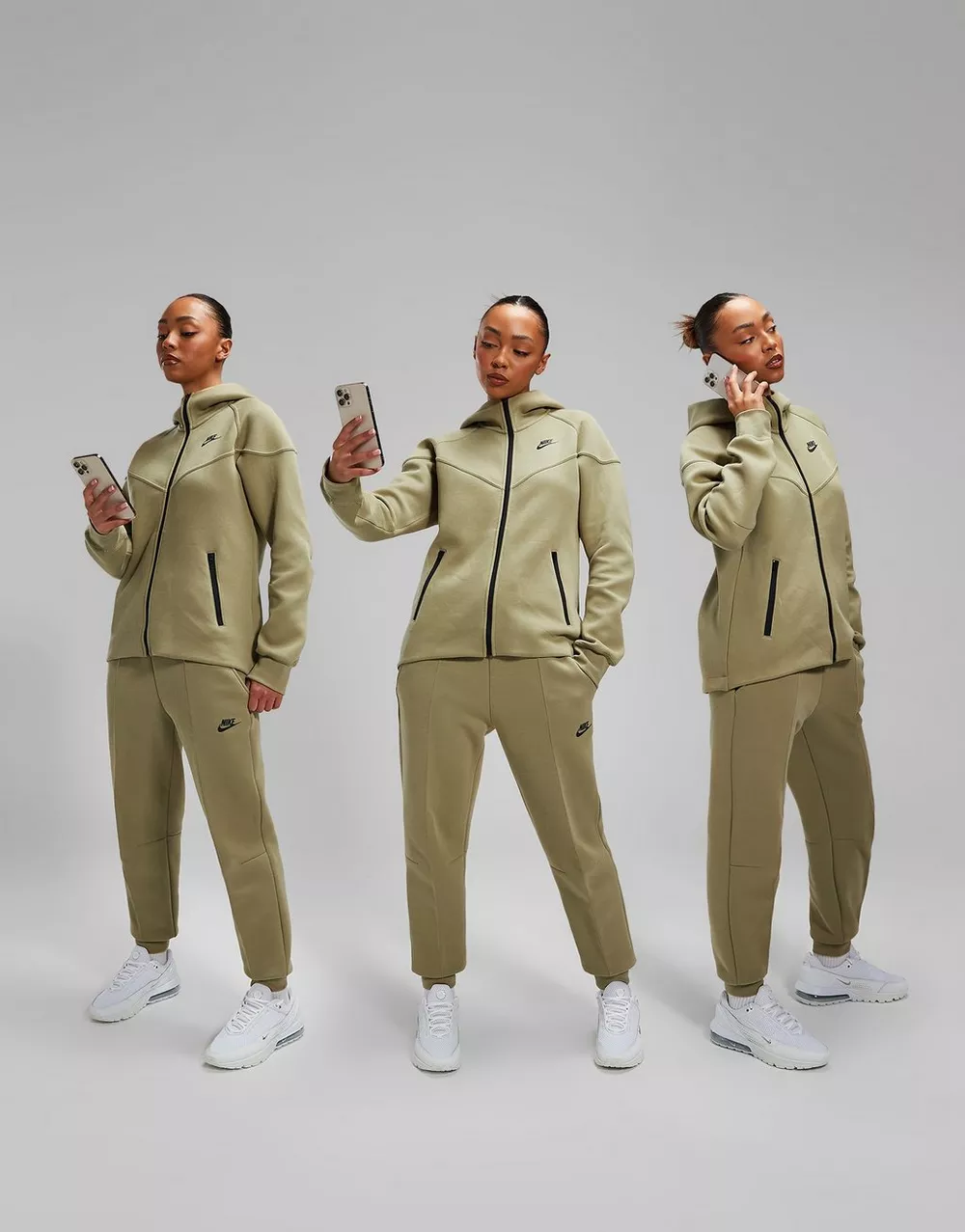 NIKE ШТАНИ W NSW TCH FLC MR JGGR, фото 1 з 5