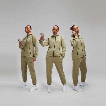 Pantaloni pentru femei NIKE PANTALONI  W NSW TCH FLC MR JGGR