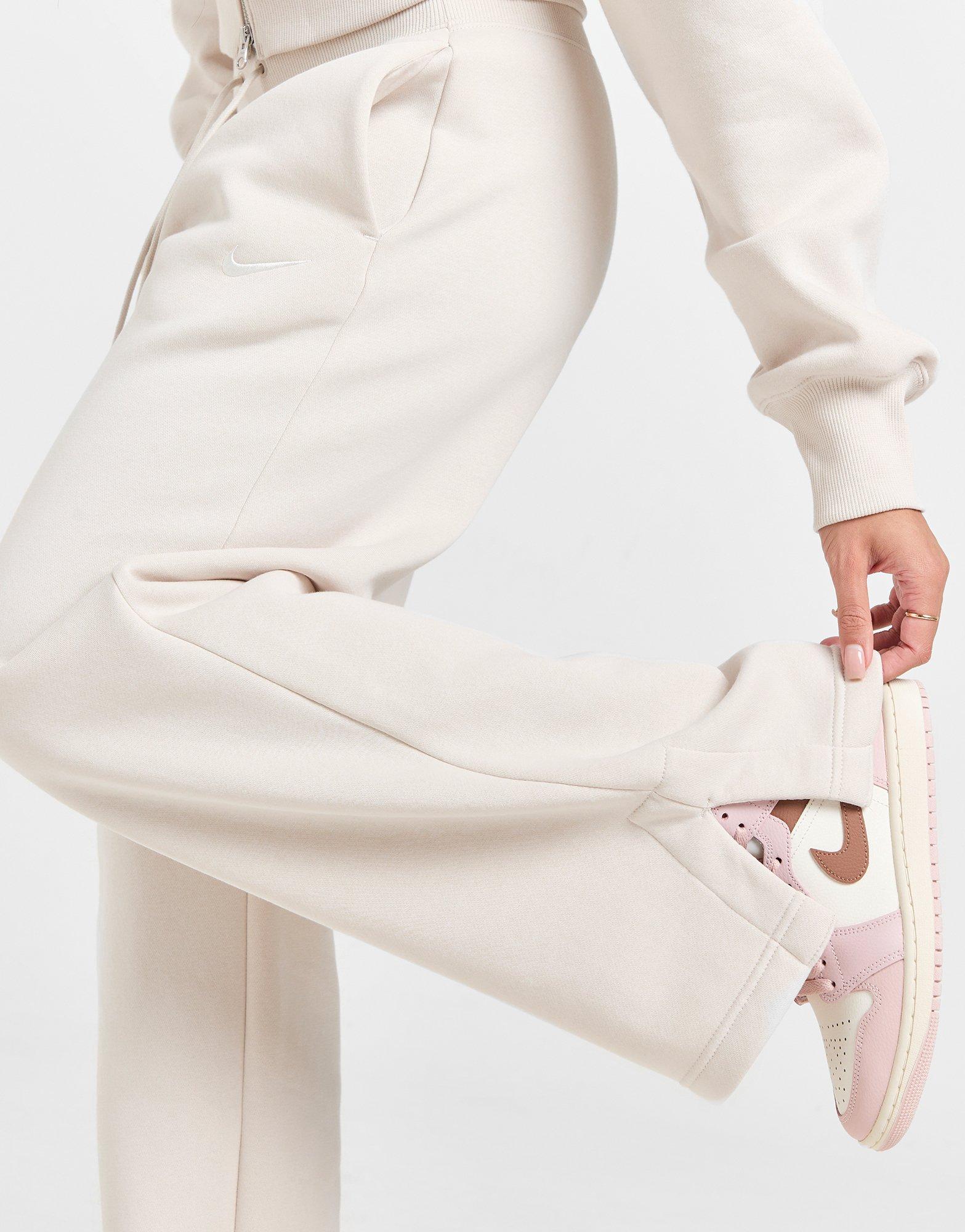 NIKE SPODNIE HR WIDE DQ5615-104 Beżowy