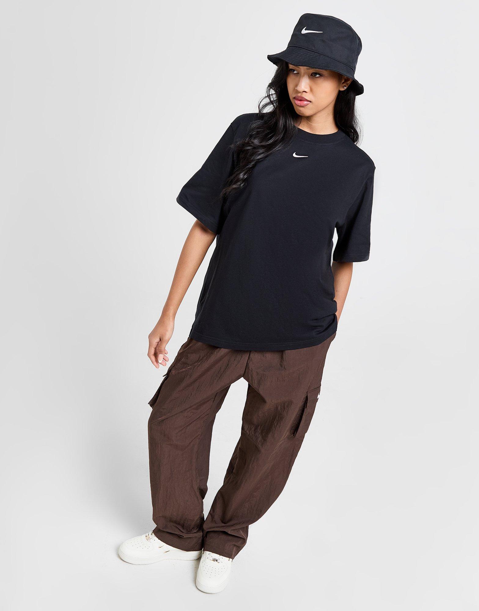 Koszulka, t-shirt damski NIKE T SHIRT W NSW ESSNTL LBR FD4149-010 Czarny