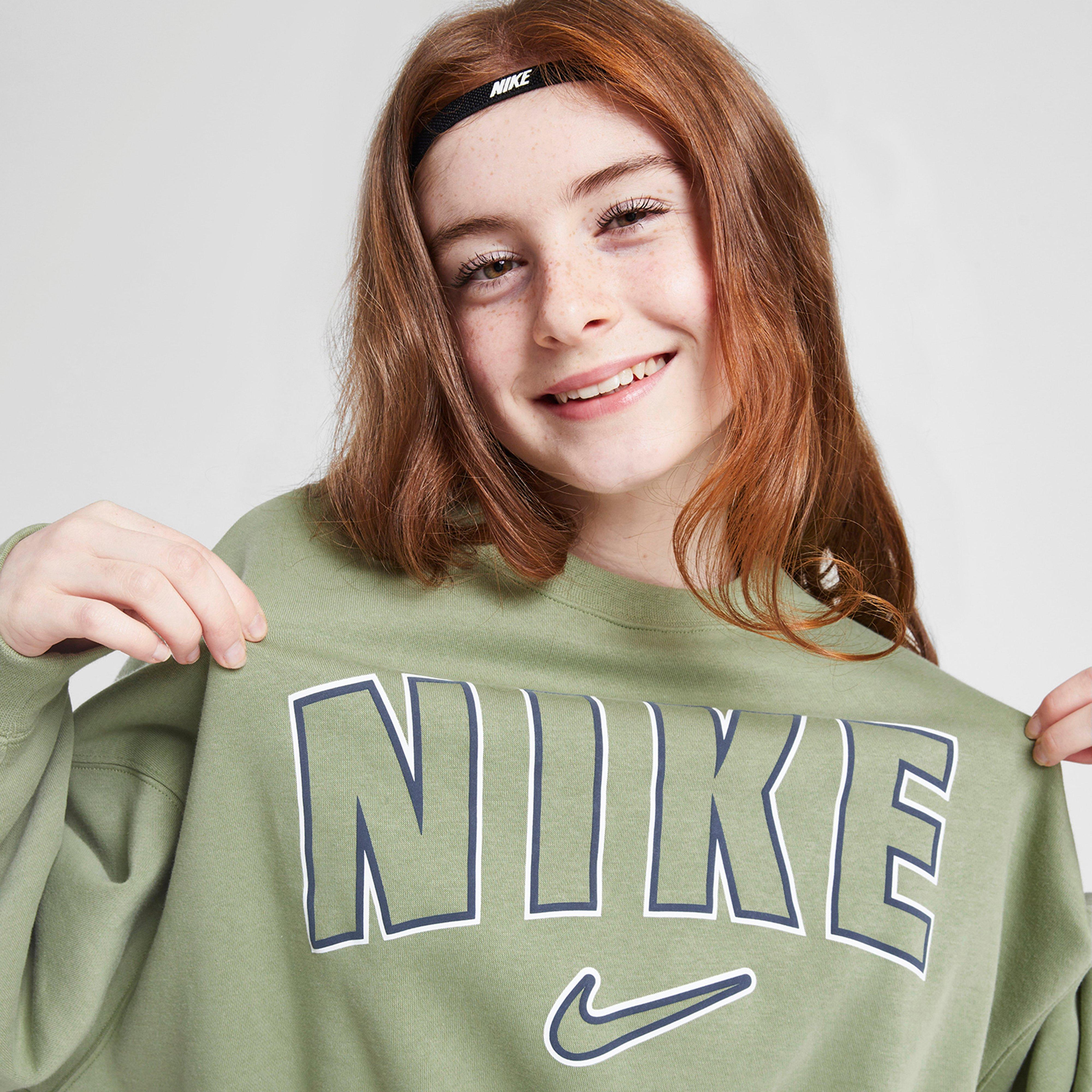 Gyerek pulóver NIKE PULÓVER G NSW TREND FLC CREW PRNT