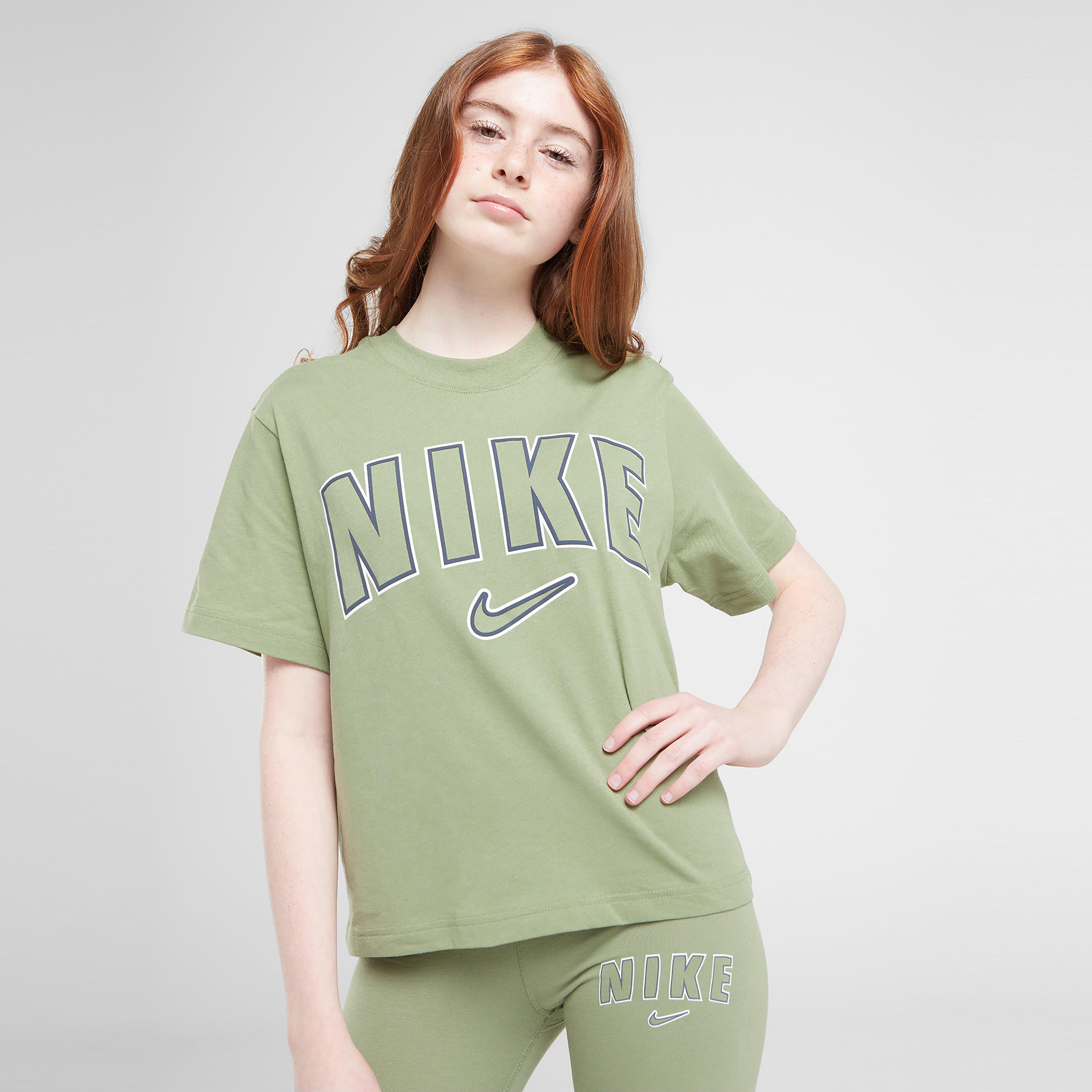 Detské tričko NIKE TRIČKO G NSW TEE SS BOXY PRNT