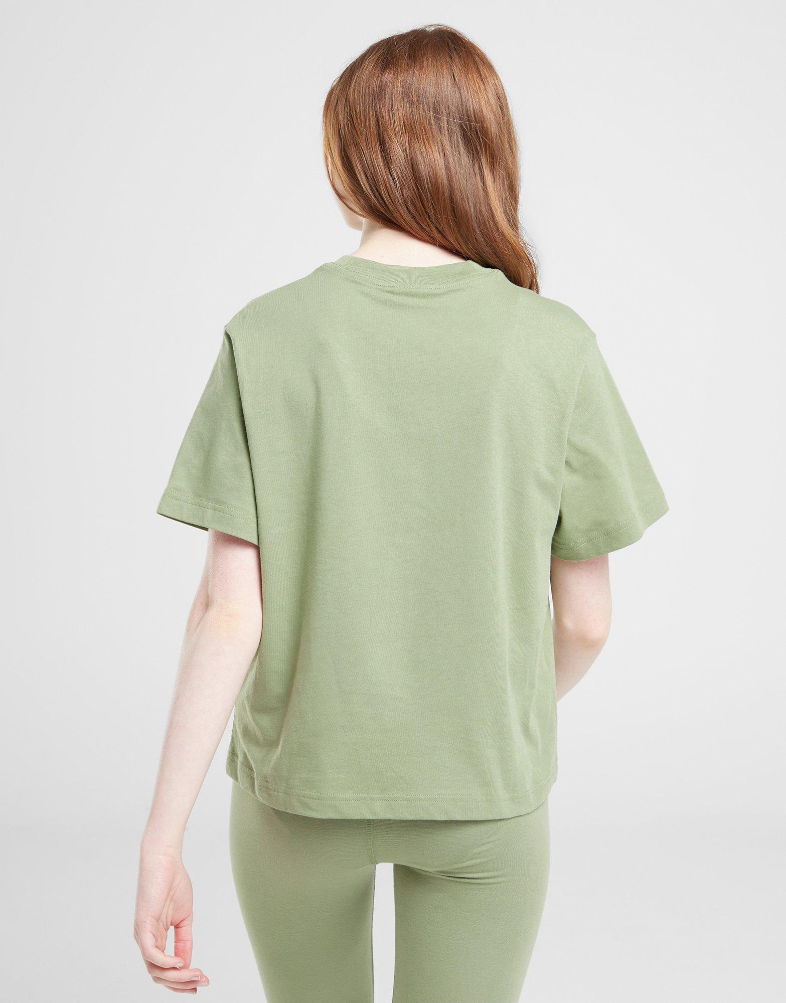 Dječji T-shirt NIKE T-SHIRT G NSW TEE SS BOXY PRNT FN7719-386 zelena