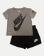 NIKE KOMPLET FUTURA T/SH ST BLK/GRY