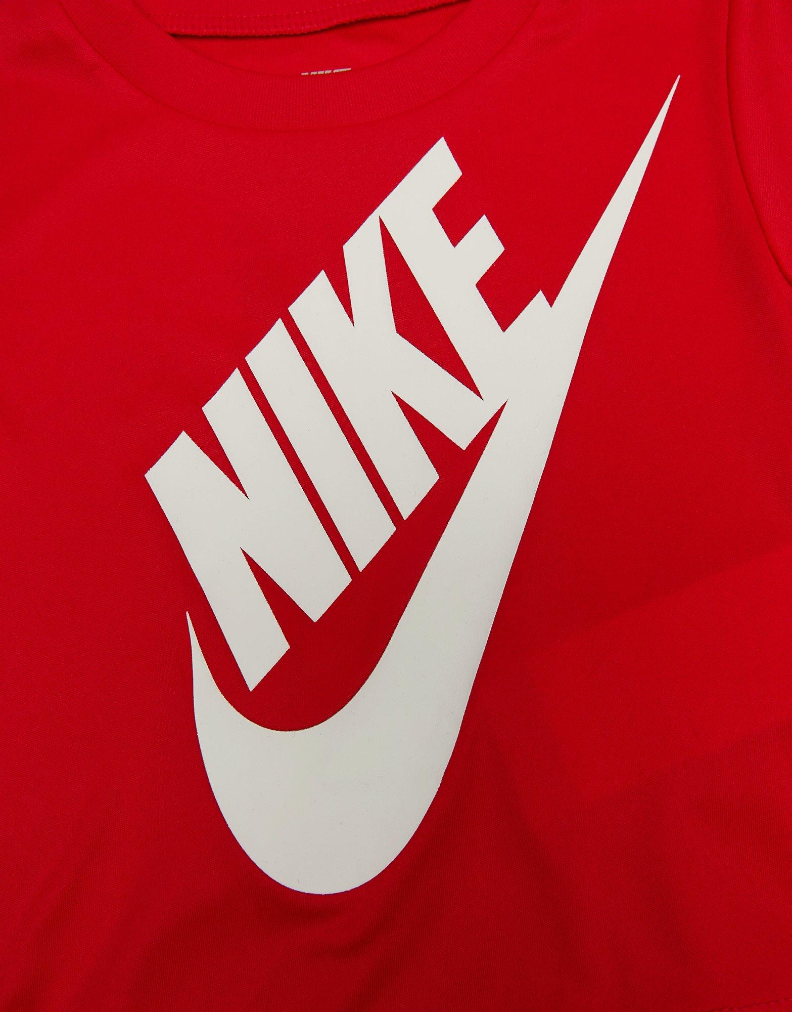 Детски анцуг NIKE КОМПЛЕКТ FUTURA T/SH ST BLK/RED 66F024-R1N Червен