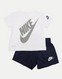 NIKE KOMPLET FUTURA T/SH ST NVY/WHT