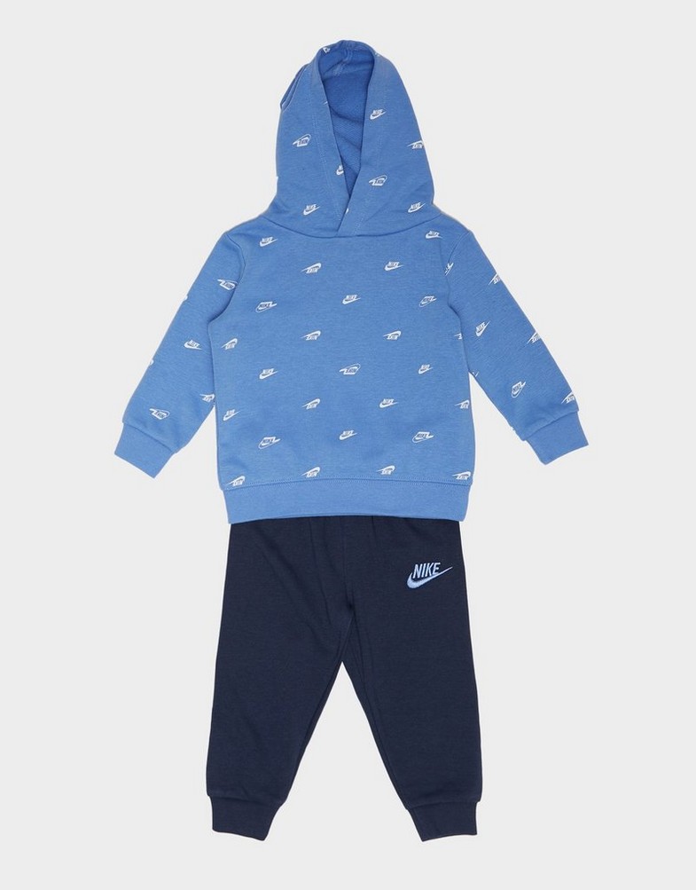 Trening pentru copii NIKE TRENING B NSW CLUB SSNL AOP SET 66J802-BGZ Albastru