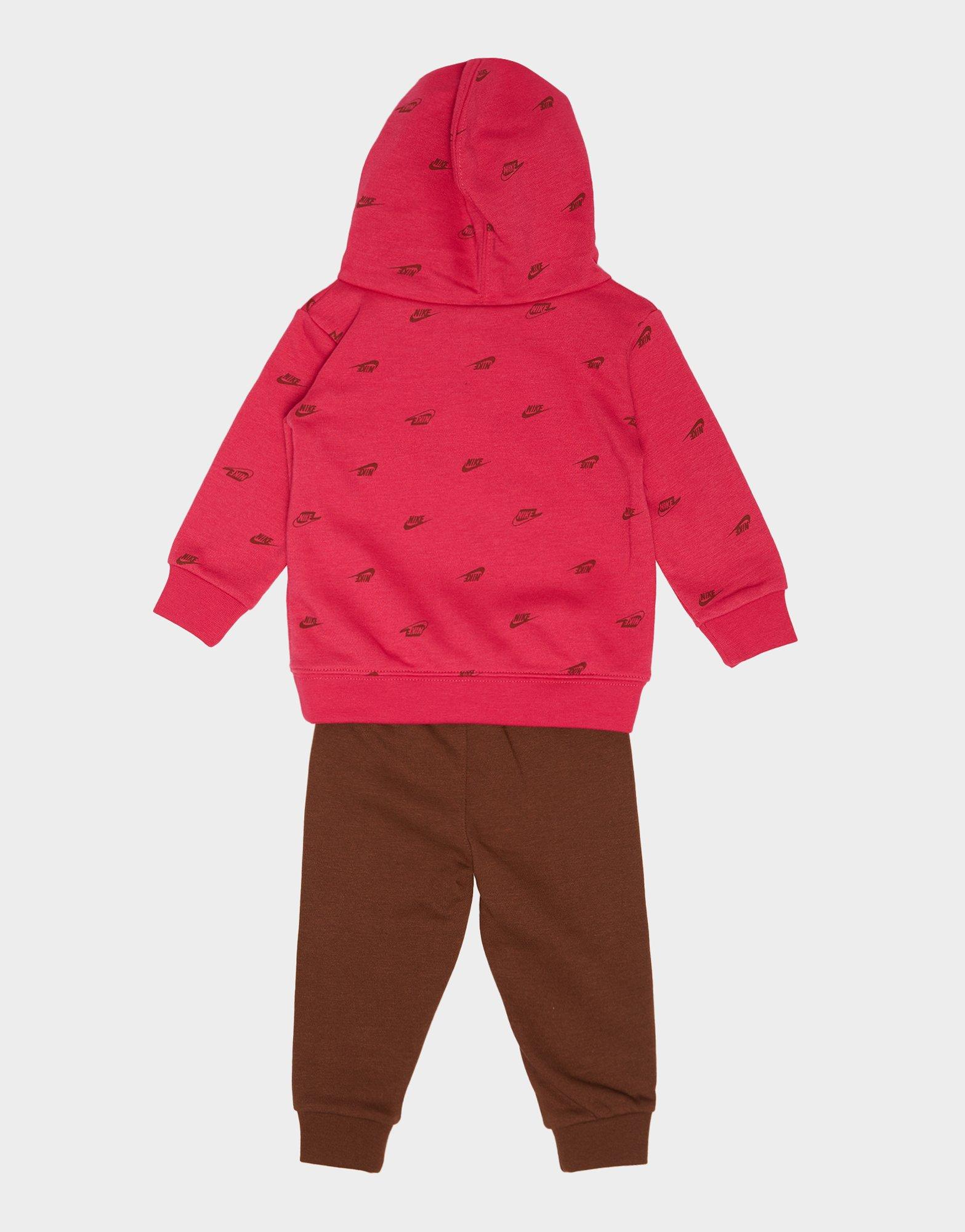 Gyerek melegítőszett NIKE MELEGÍTŐ B NSW CLUB SSNL AOP SET 66J802-X2O Rózsaszín