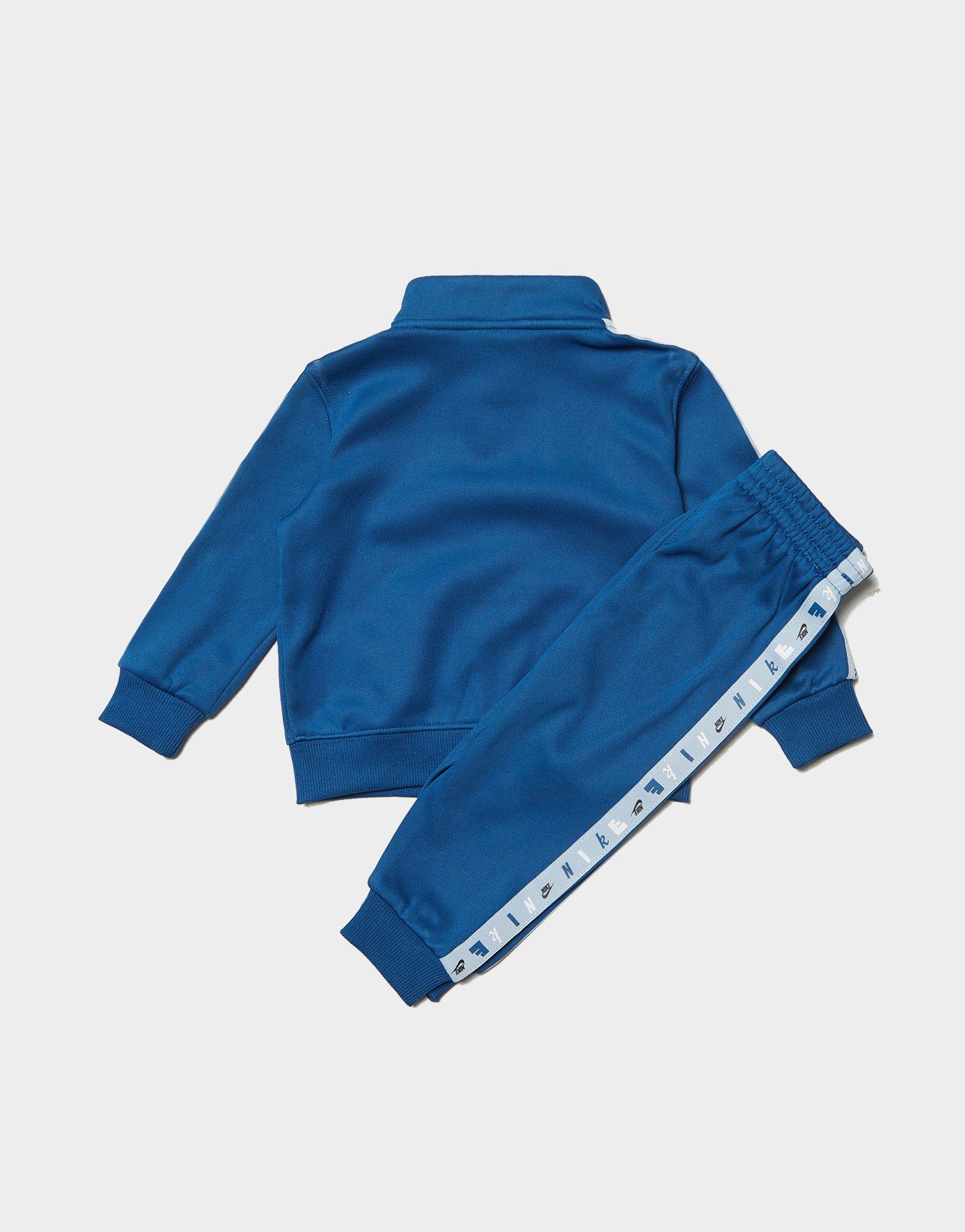 Komplet dresowy dziecięcy NIKE KOMPLET B NSW CLUB SSNL TRICOT SET B 66L774-B2S Granatowy