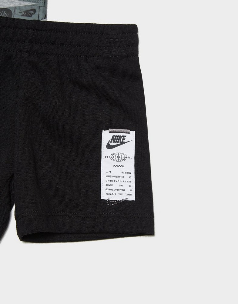 Komplet dresowy dziecięcy NIKE KOMPLET B NSW CLUB SPLTY FT SHORT SET B