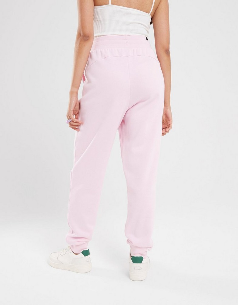 Pantaloni pentru femei PUMA PANTALONI  EMBROIDERY HIGH-WAIST PANTS FL CL 67000762 Roz