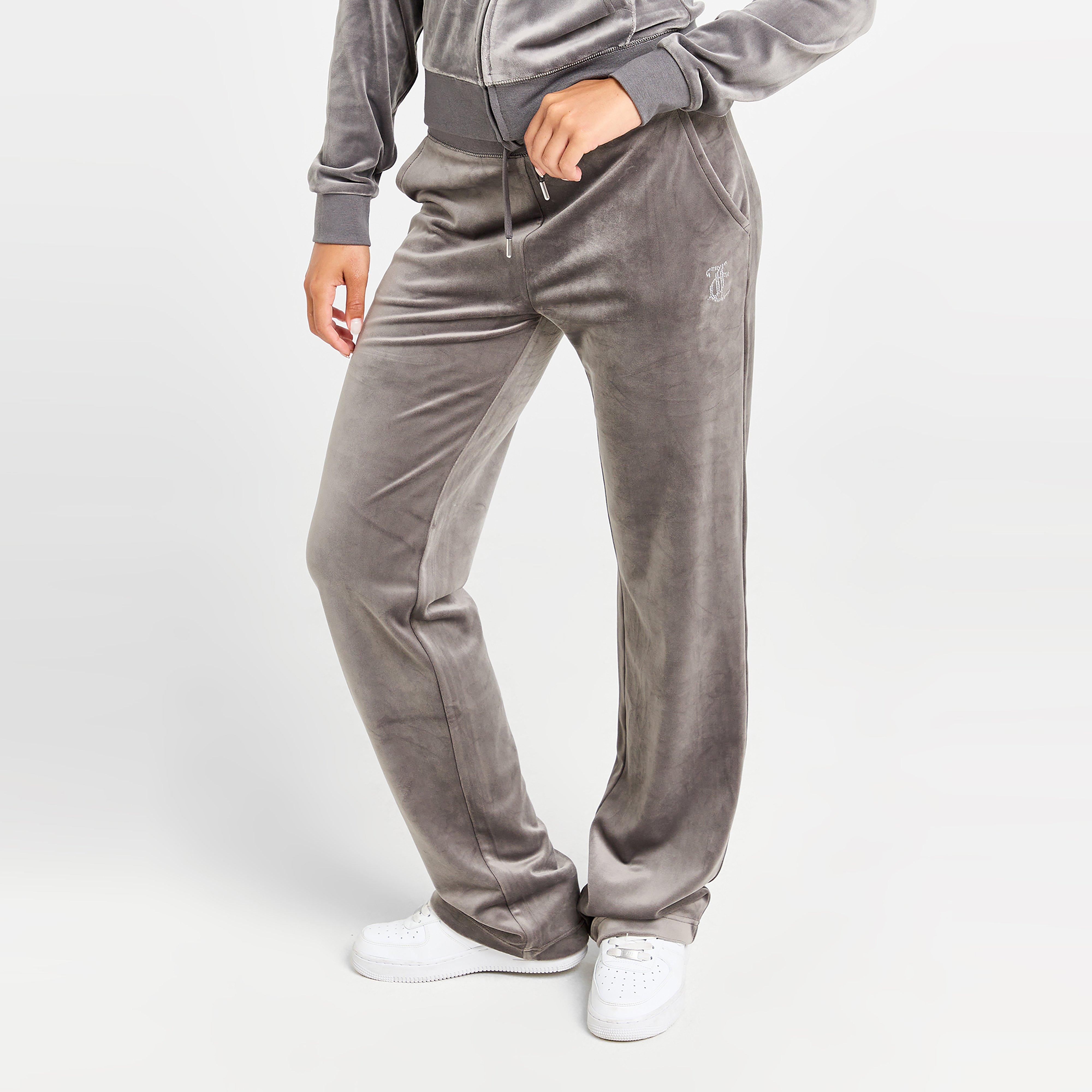 JUICY COUTURE SPODNIE DMNT LOGO VLR PANT C'GRY