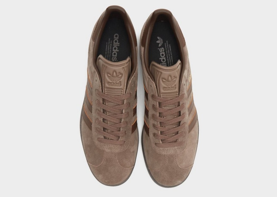 Buty sneakersy męskie ADIDAS GAZELLE IG4989 Brązowy