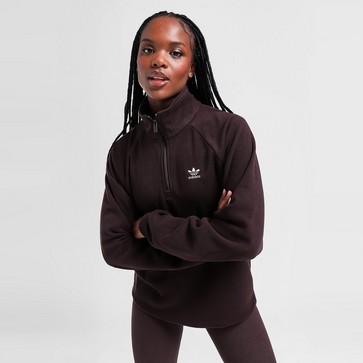 Дамска блуза ADIDAS СУИТЧЪР СЪС ЗАКОПЧАВАНЕ PLR FLC 1/4 ZIP BRN 42