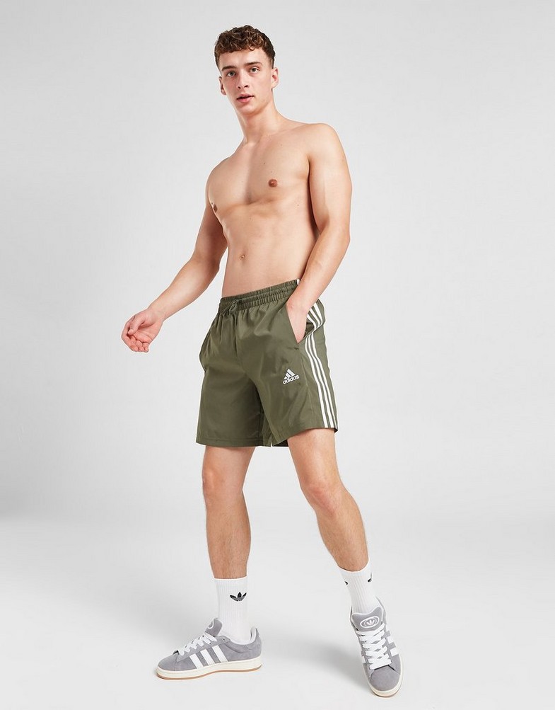 Krótkie spodenki, szorty męskie ADIDAS SZORTY BOS WVN SHT OLIVE IC1488 Brązowy