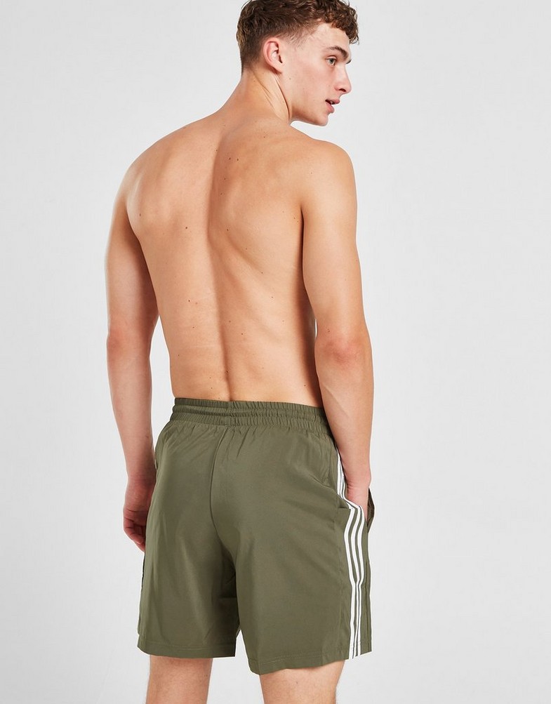 Krótkie spodenki, szorty męskie ADIDAS SZORTY BOS WVN SHT OLIVE IC1488 Brązowy