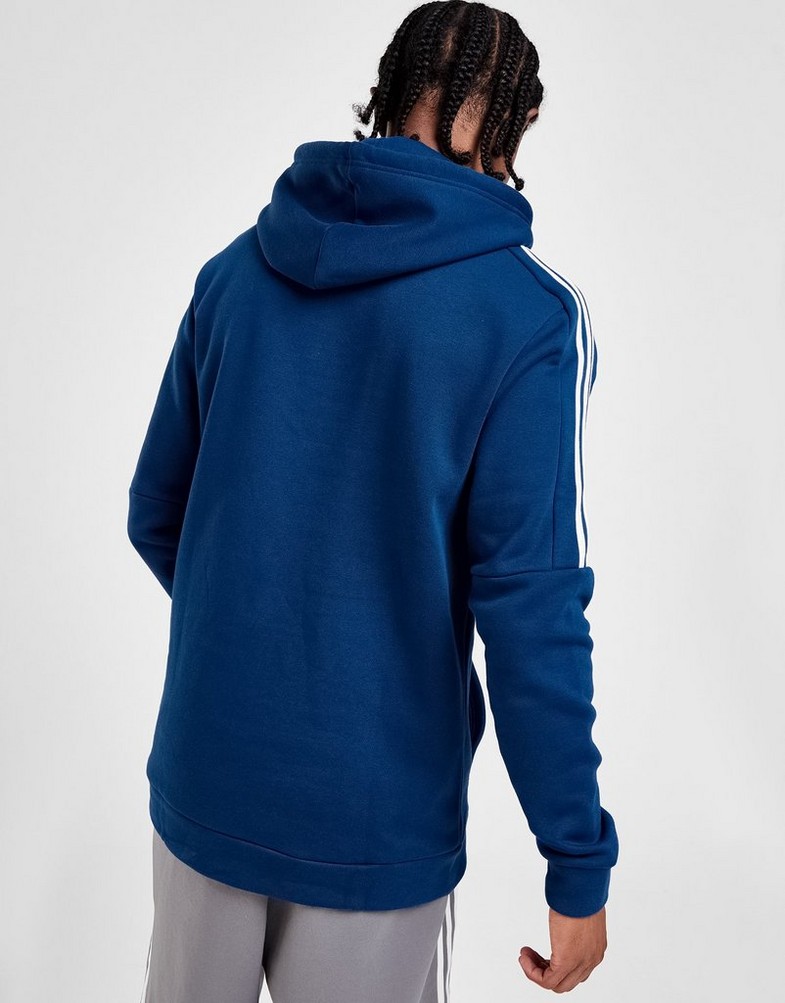 Bluza męska ADIDAS BLUZA Z KAPTUREM 3 STIPES HOODIE IT8144 Granatowy