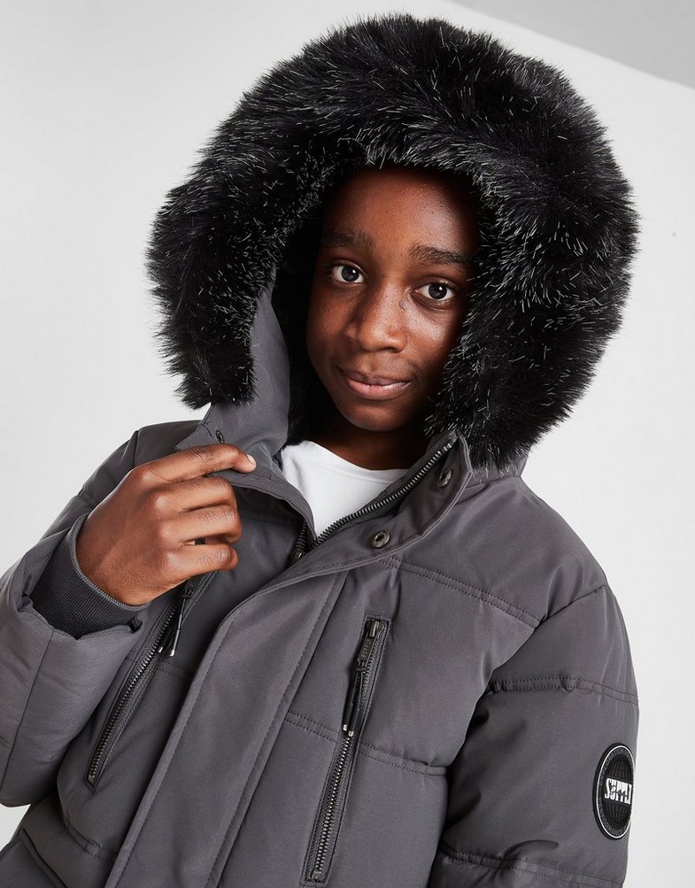 SUPPLY&DEMAND КУРТКА DESTRUCT SHORT PARKA SUPTJ16627040 Сірий