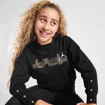 Detská mikina JORDAN MIKINA S KAPUCŇOU TAKE FLIGHT SNAP GIRL