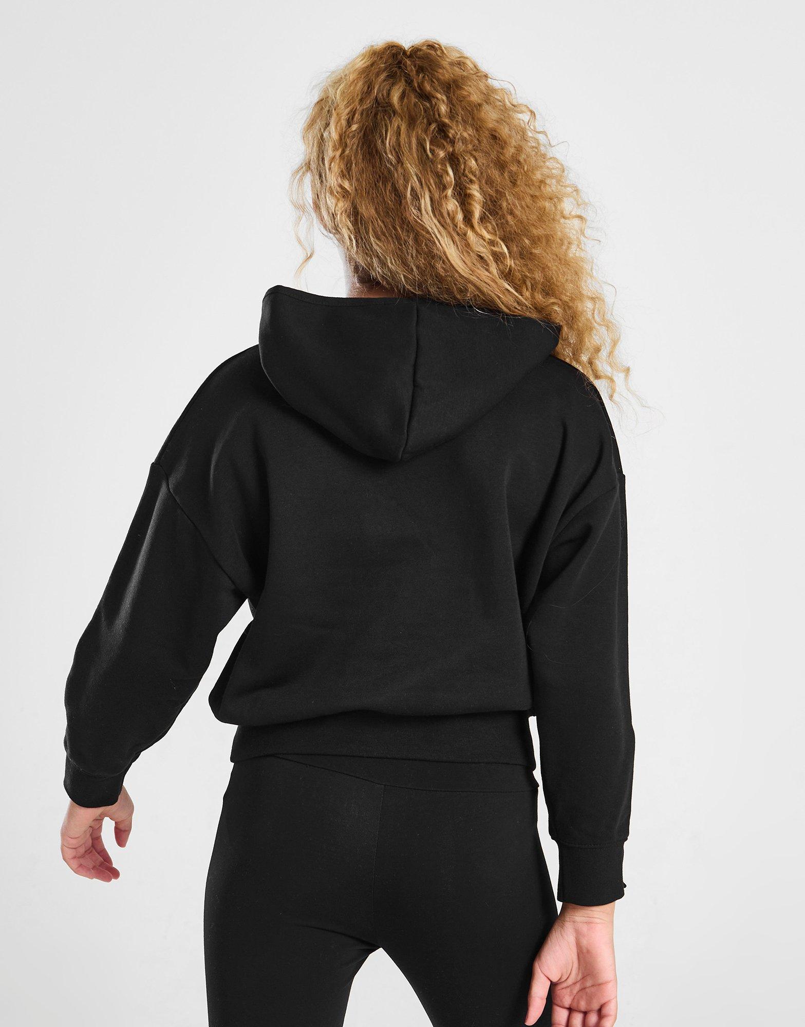 Vaikiškas džemperis JORDAN DŽEMPERIS SU GOBTUVU TAKE FLIGHT SNAP GIRL 45C807-023 Juoda