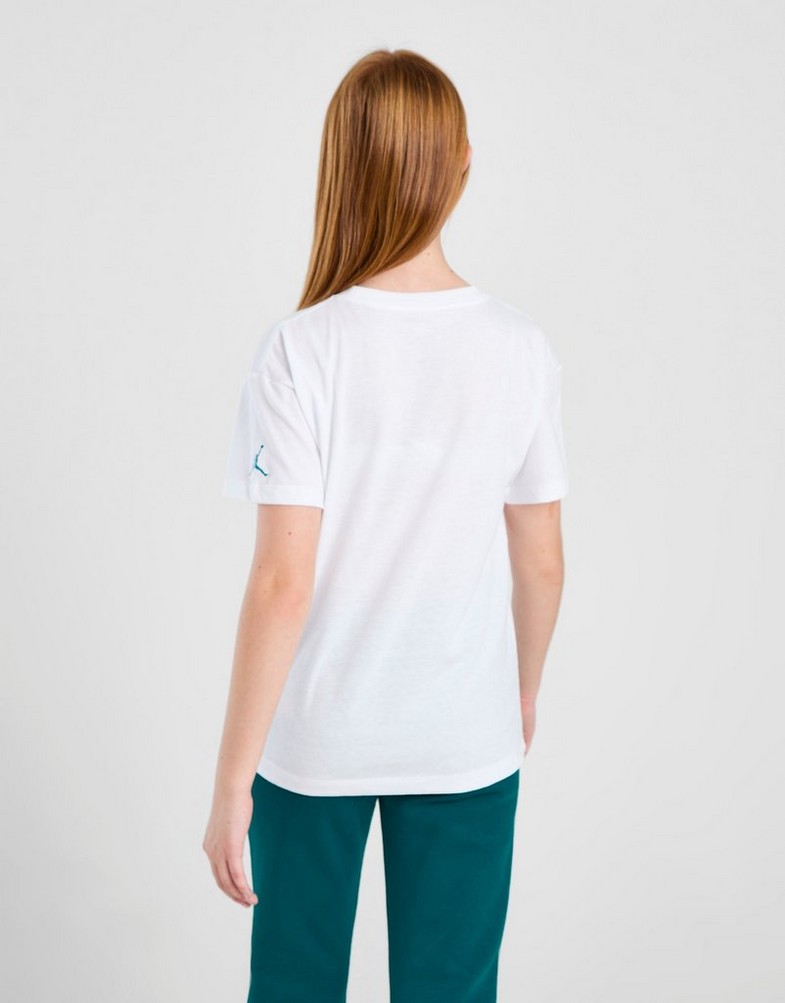 Tricou pentru copii JORDAN TRICOU 23 SOFT TOUCH SS GIRL 45C826-001 Alb