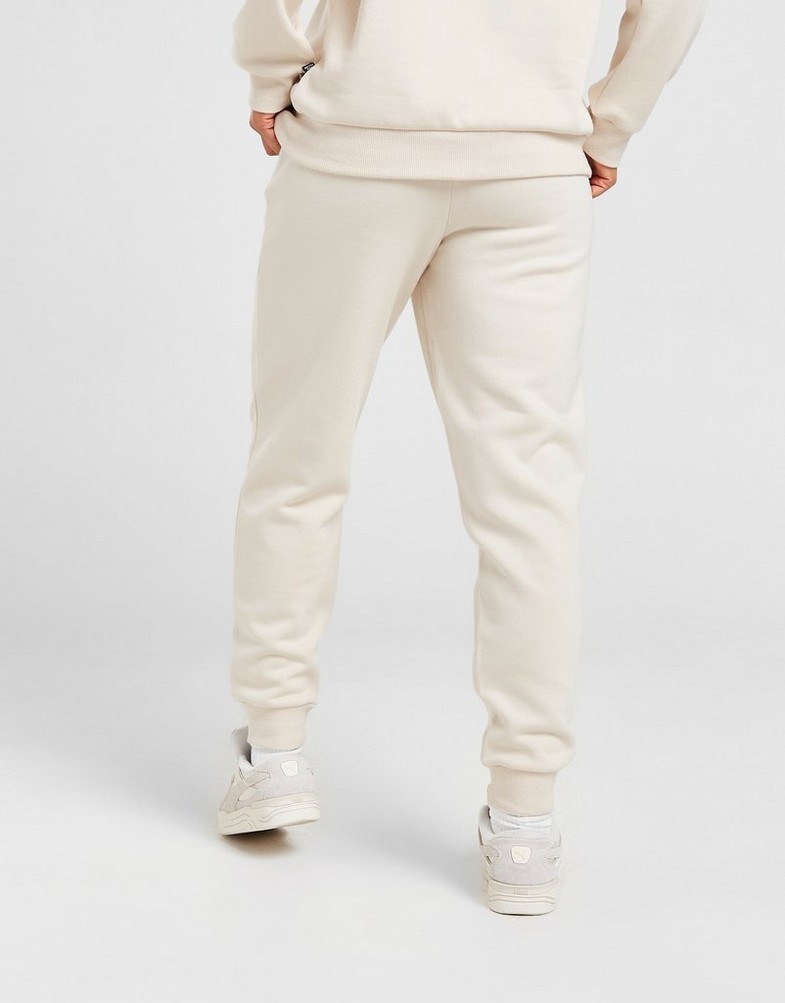 Pantaloni pentru femei PUMA PANTALONI  ESS+ EMBROIDERY HIGH-WAIST PANTS F 67000787 Bej