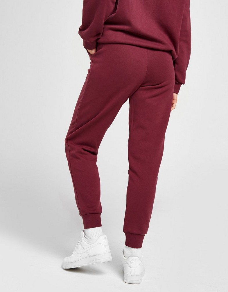 Pantaloni pentru femei PUMA PANTALONI  ESS+ EMBROIDERY HIGH-WAIST PANTS F 67000734 Bordo