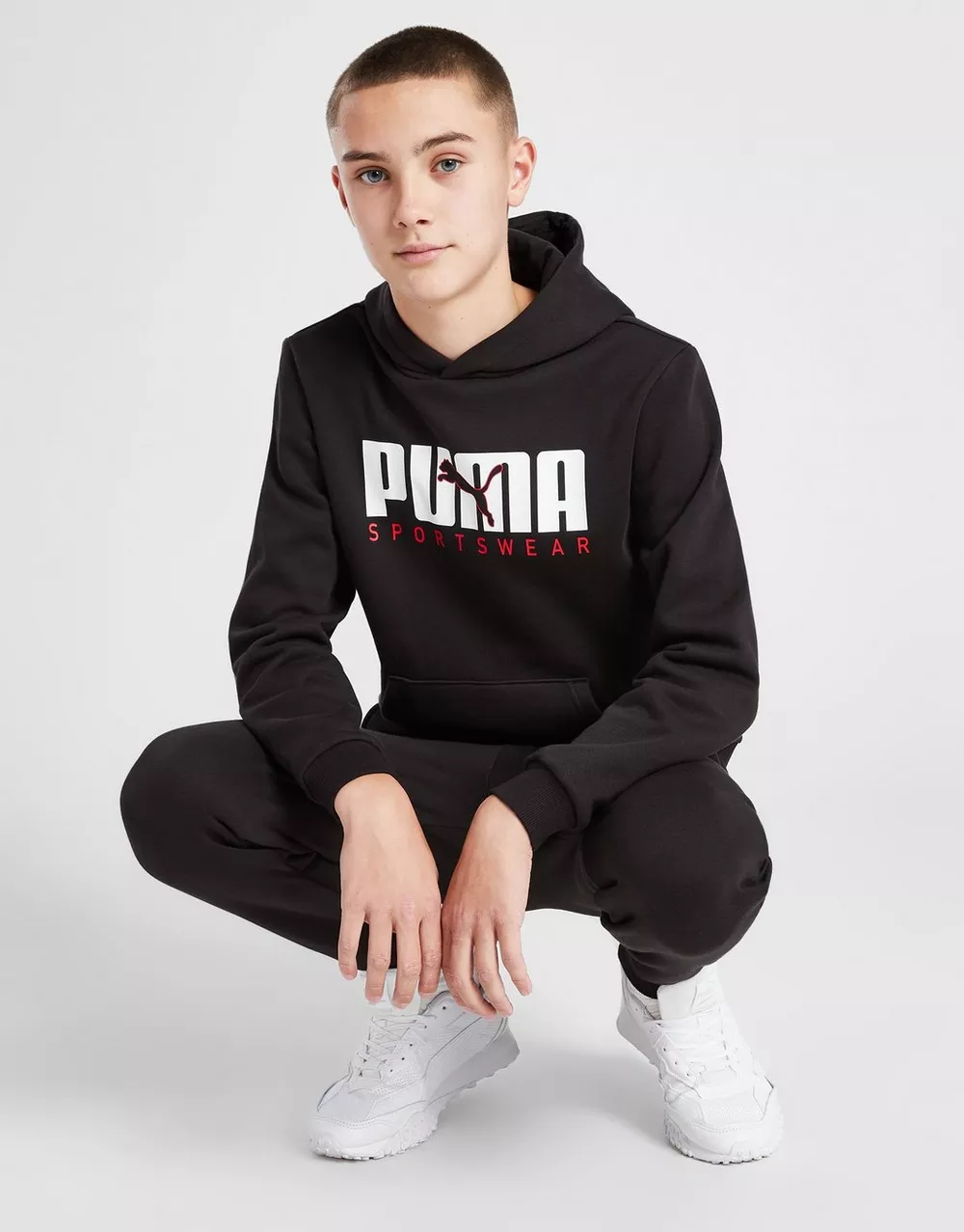 PUMA КОФТА З КАПЮШОНОМ KEY GRAPHIC HOODIE B FL, фото 1 з 6