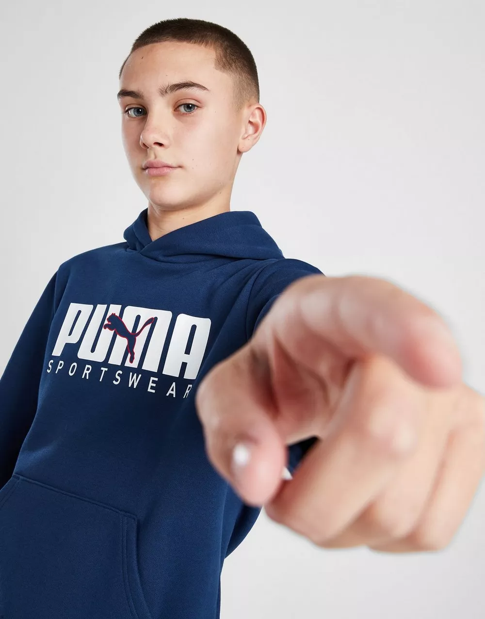 PUMA КОФТА З КАПЮШОНОМ KEY GRAPHIC HOODIE B FL, фото 1 з 4