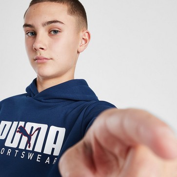 Hanorac pentru copii PUMA BLUZĂ CU GLUGĂ KEY GRAPHIC HOODIE B FL