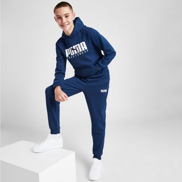 Hanorac pentru copii PUMA BLUZĂ CU GLUGĂ KEY GRAPHIC HOODIE B FL
