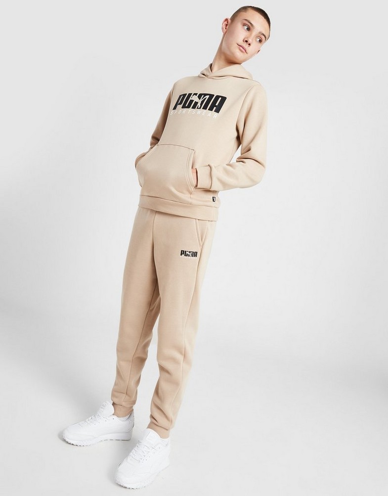 Pantaloni pentru copii PUMA PANTALONI  KEY GRAPHIC PANT B F L 67508830 Bej