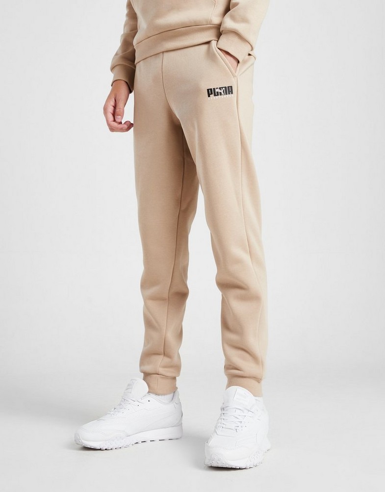 Pantaloni pentru copii PUMA PANTALONI  KEY GRAPHIC PANT B F L 67508830 Bej