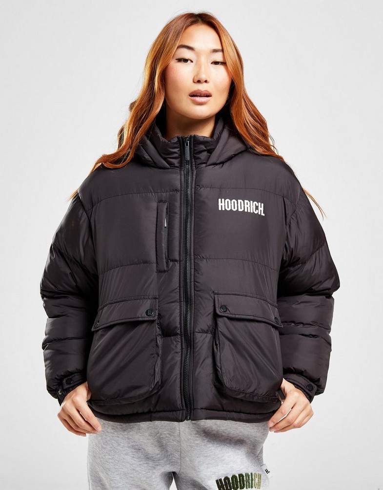 HOODRICH JACHETĂ DE IARNĂ PUFFER JACKET BLK HW-0323-0013 Negru