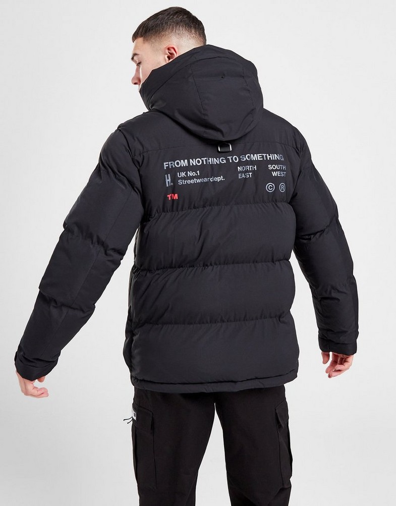 Férfi kabát HOODRICH KABÁT TÉLI OG LIMIT JKT BLK HO-0323-0056 Fekete