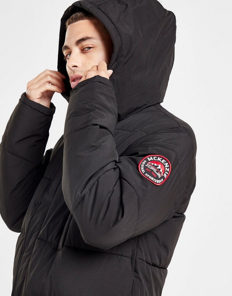 Férfi kabát MCKENZIE KABÁT GROVE PARKA MET W JACKET MCKTM15902090 Fekete