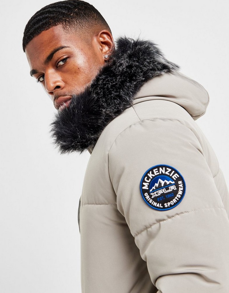 Férfi kabát MCKENZIE KABÁT HARNESS PARKA ELS W JACKET MCKTM15934040 Szürke