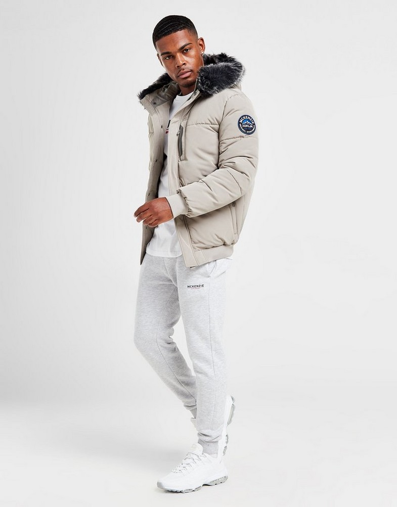 Férfi kabát MCKENZIE KABÁT HARNESS PARKA ELS W JACKET MCKTM15934040 Szürke