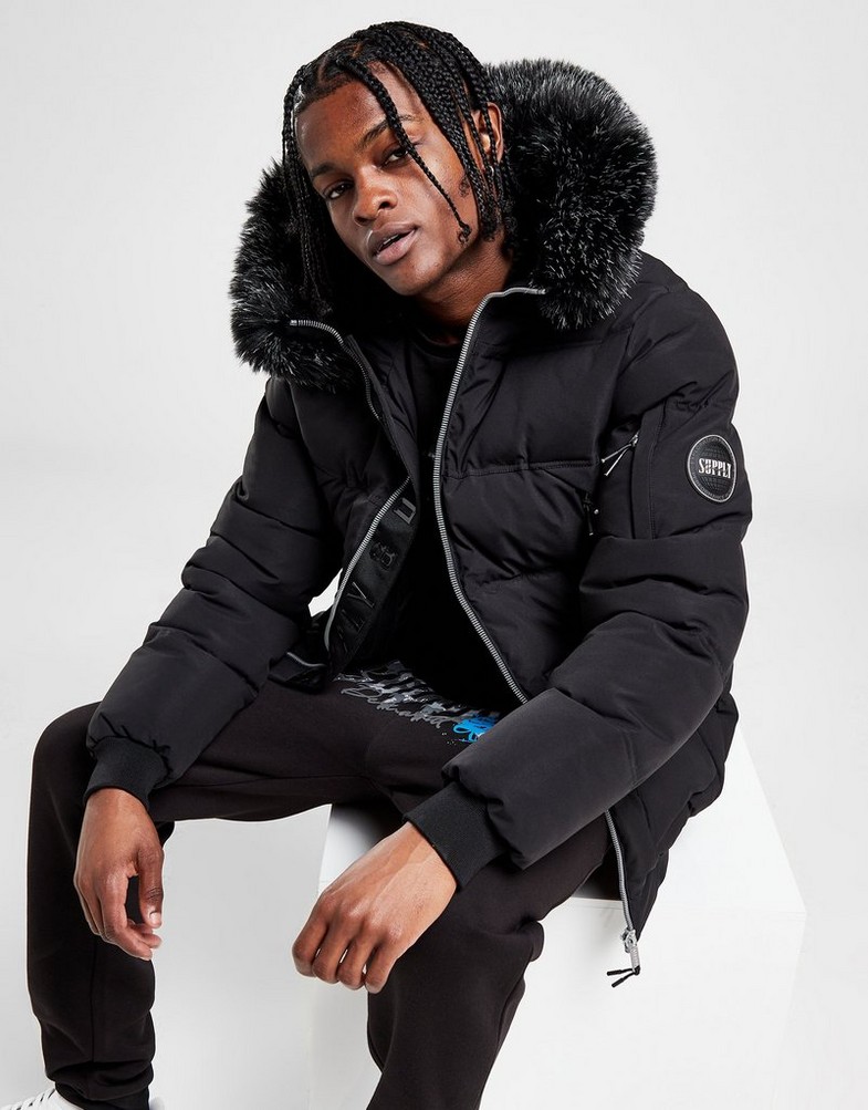 SUPPLY&DEMAND КУРТКА ЗИМОВА TAYMORE SHORT PARKA SUPTM16634 Чорний