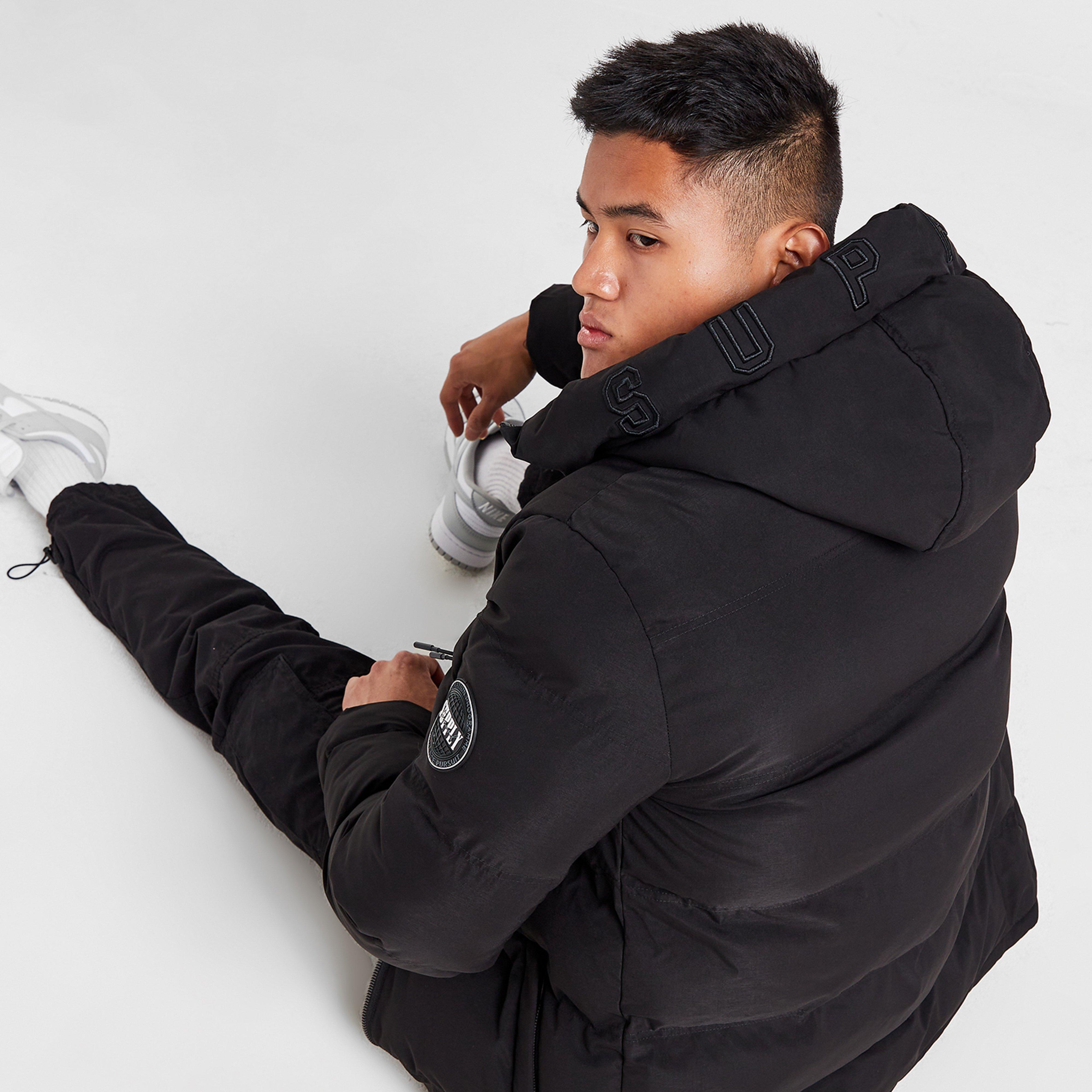 Pánska zimná bunda SUPPLY&DEMAND BUNDA ZIMNÁ NIKOL PUFFER BLK