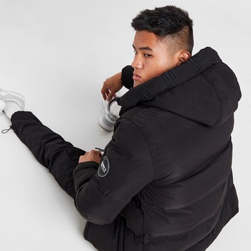 Férfi kabát SUPPLY&DEMAND KABÁT TÉLI NIKOL PUFFER BLK