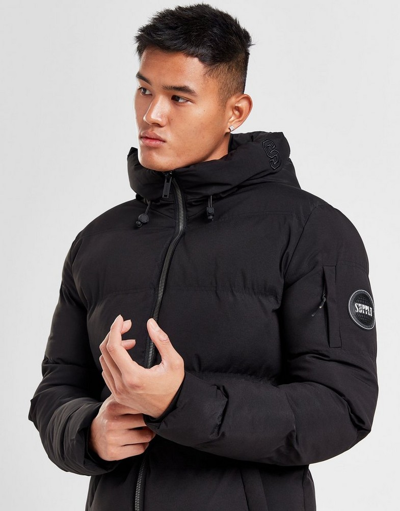 Kurtka męska SUPPLY&DEMAND KURTKA ZIMOWA NIKOL PUFFER BLK