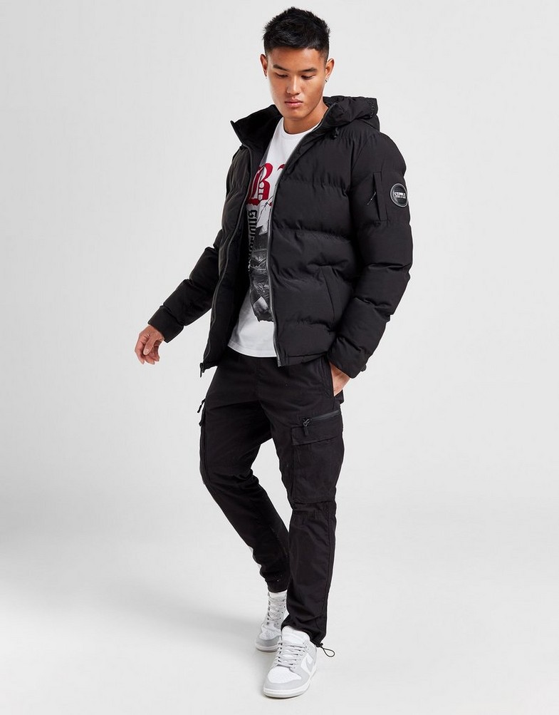 Kurtka męska SUPPLY&DEMAND KURTKA ZIMOWA NIKOL PUFFER BLK