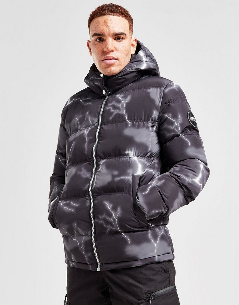 Férfi kabát SUPPLY&DEMAND KABÁT TÉLI ODIN JACKET BLK/GRY