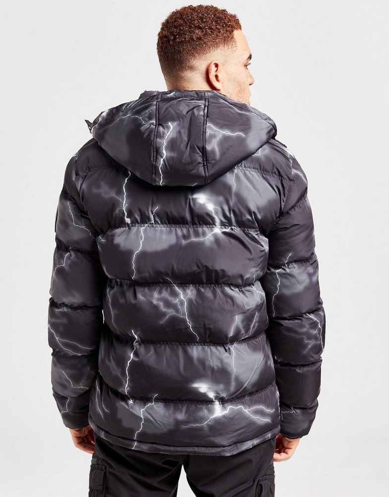 Férfi kabát SUPPLY&DEMAND KABÁT TÉLI ODIN JACKET BLK/GRY