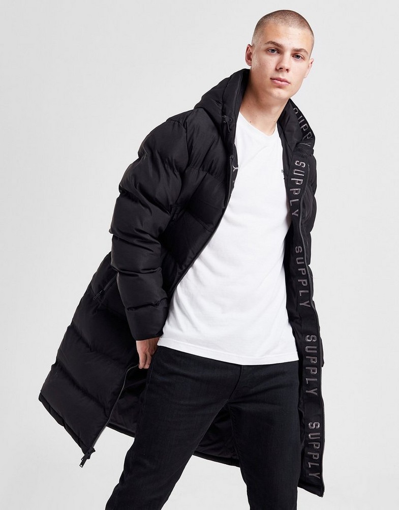 SUPPLY&DEMAND КУРТКА ЗИМОВА NOVO LONGLINE JACKET SUPTM16633 Чорний