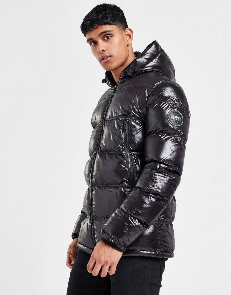 SUPPLY&DEMAND JACHETĂ DE IARNĂ NOVO JACKET BLACK SUPTM16632 Negru
