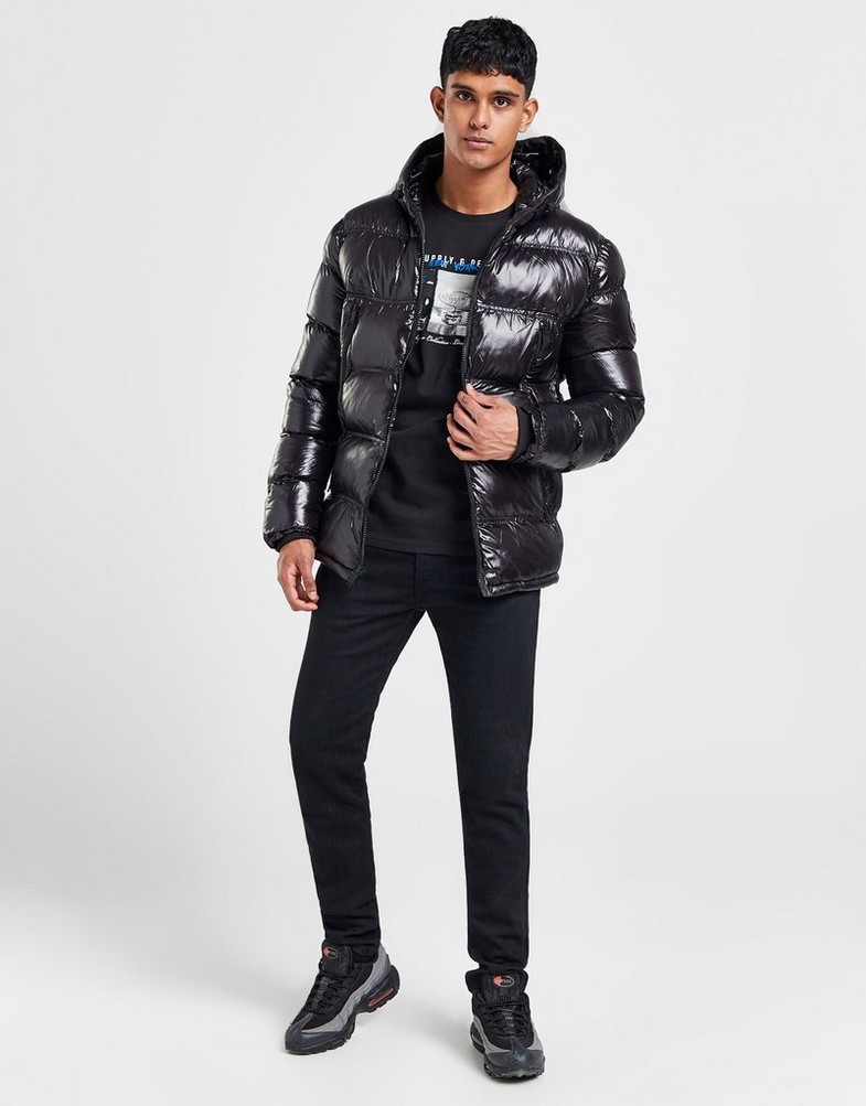 SUPPLY&DEMAND JACHETĂ DE IARNĂ NOVO JACKET BLACK SUPTM16632 Negru