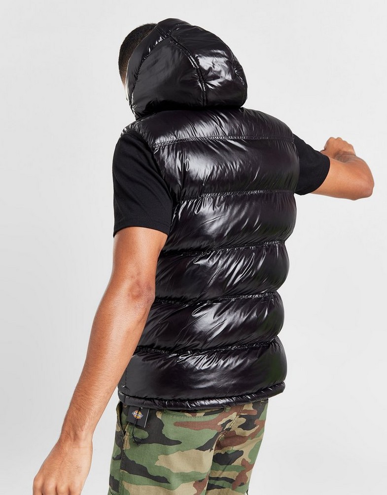 Pánska vesta SUPPLY&DEMAND VESTA NOVO GILET BLK SUPTM16631 Černá
