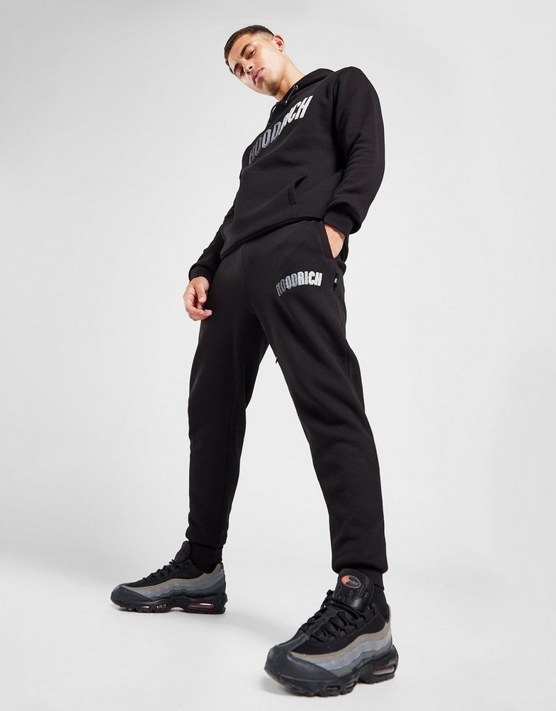 HOODRICH SPODNIE KRAZE JOG BLK HR-0323-0580 Czarny